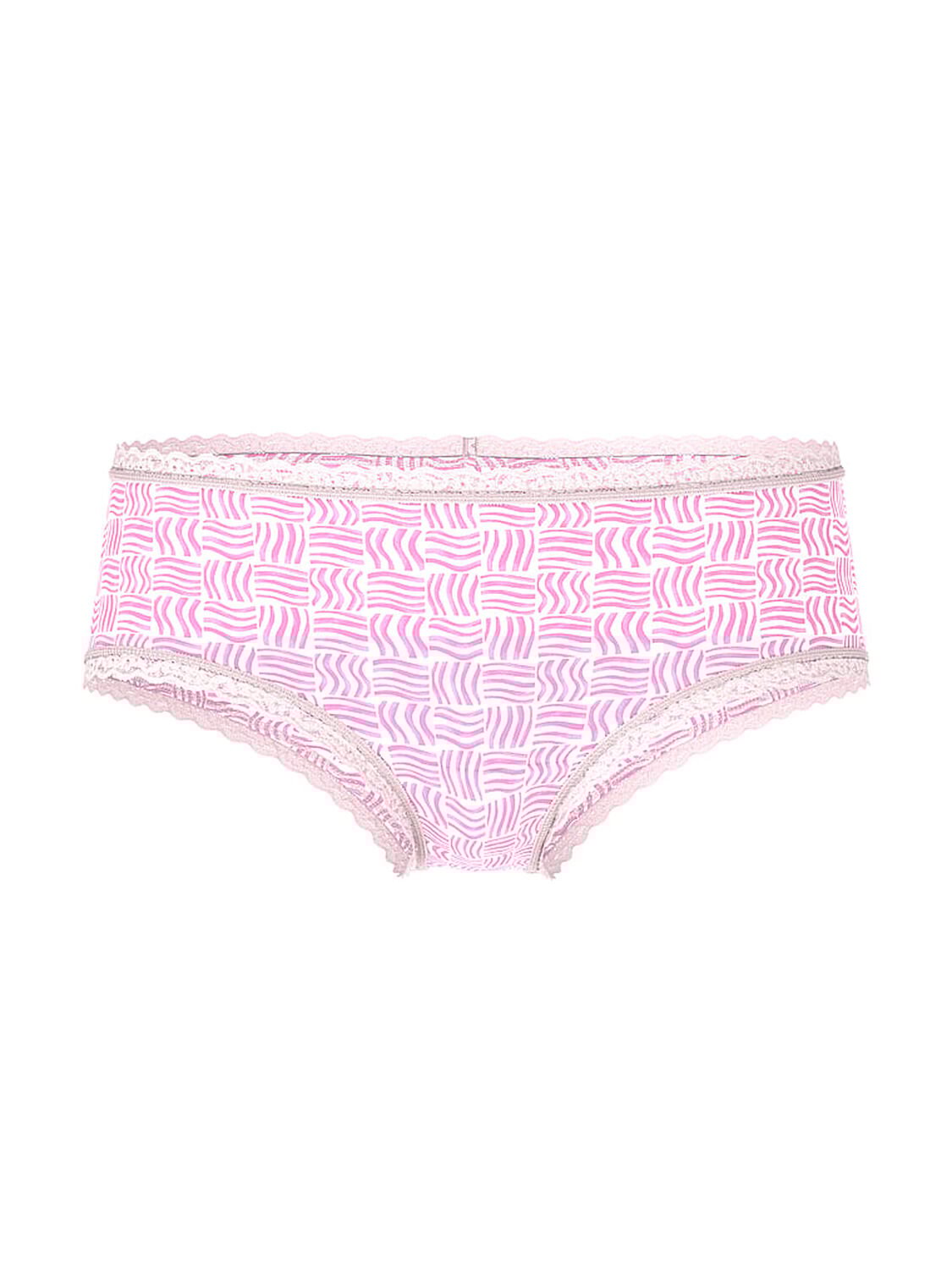 vs The Lacie Cotton Lace-Waist Cheeky Panty Pink Waves 3 of 3 