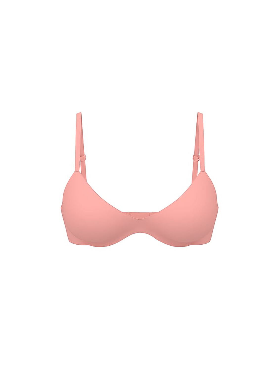 vs Body By Victoria FlexFactor Lightly Lined Plunge Demi Bra Blush Pink 3 of 3 