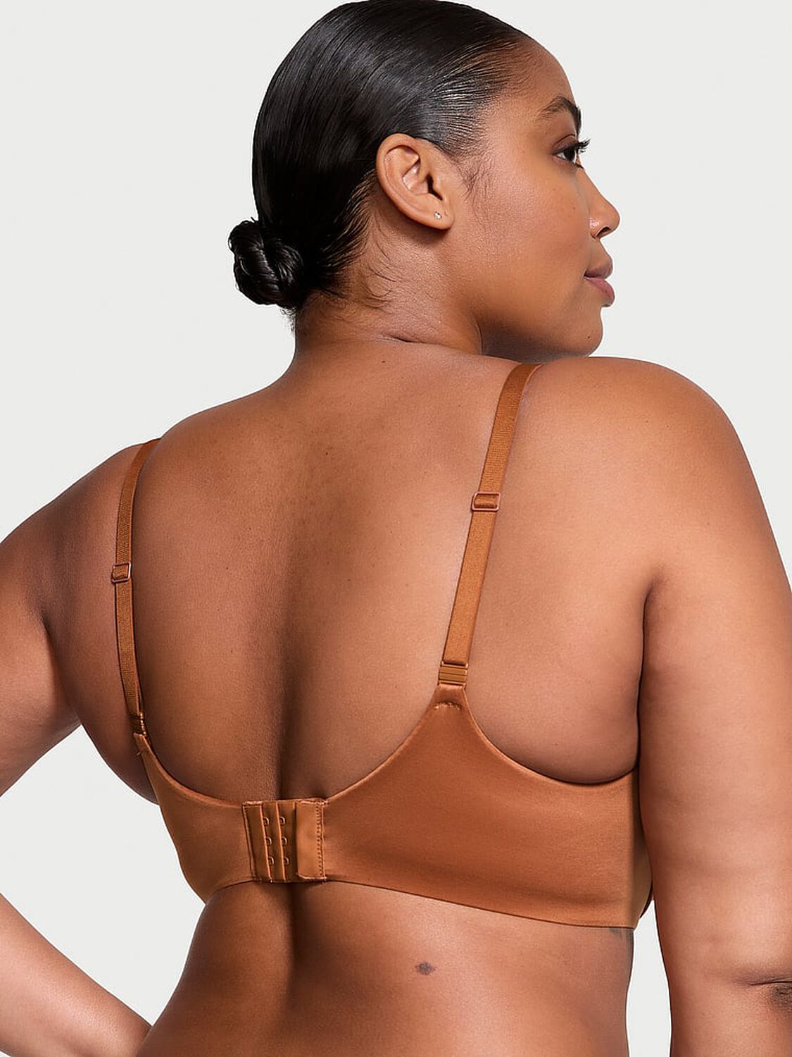 vs Body By Victoria Lightly Lined Smooth Demi Bra Caramel 2 of 3 