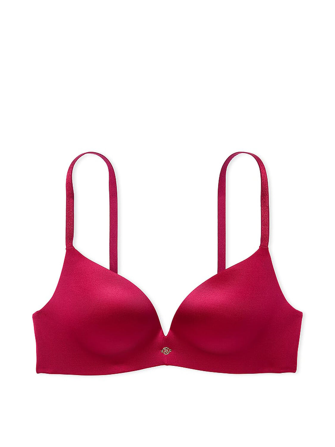 vs Very Sexy So Obsessed Smooth Wireless Push-Up Bra Campari Red 3 of 3 