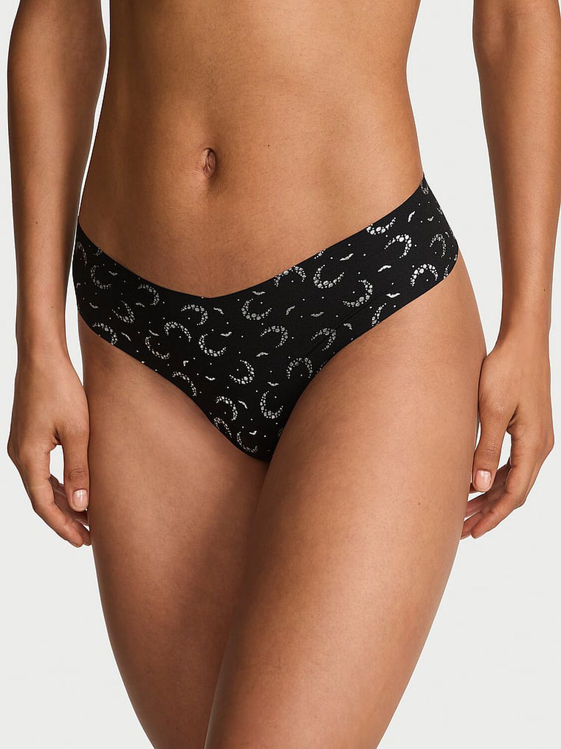 vs No-Show No-Show Thong Panty Foil Moon Bats 1 of 1 