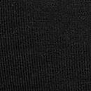 Cotton Lace-Trim Lightly Lined Wireless Bra, Black, swatch