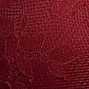 Shine Strap Lace Push-Up Bra, Sangria Red, swatch