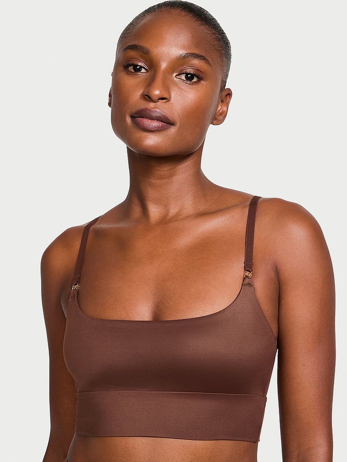 vs Vsx BODYWEAR by Victoria with FeatherSoft&trade; Innovation Bralette Ganache 1 of 4 