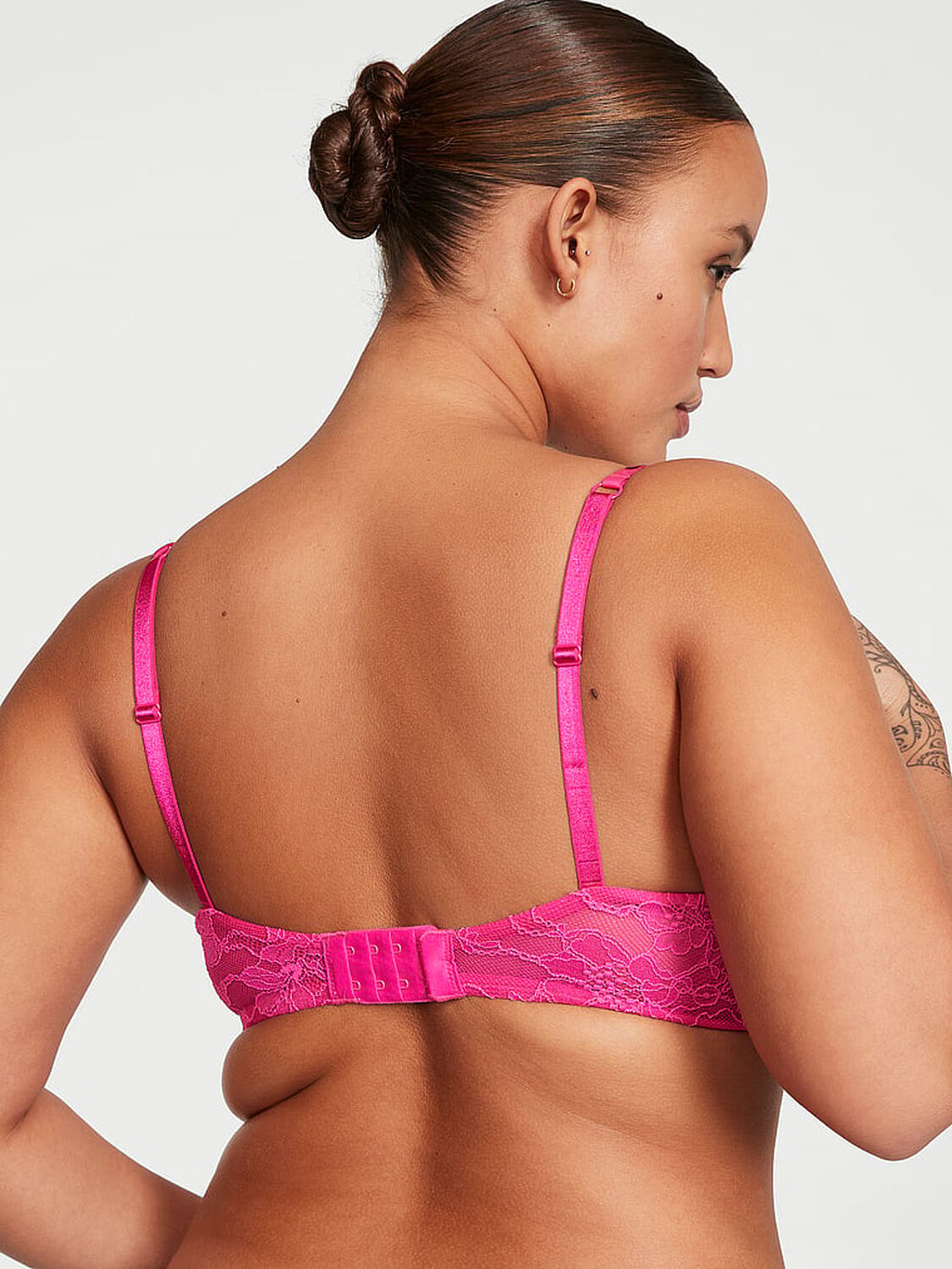 vs Very Sexy Bombshell Add-2-Cups Double Shine Strap Lace Push-Up Bra 2 of 4 