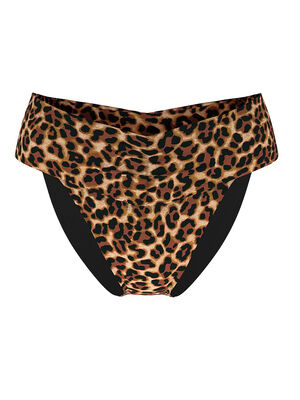 Essential Cinched High-Waist Bikini Bottom