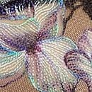 Electric Orchid Embroidery Babydoll Set, Black Electric Orchid, swatch