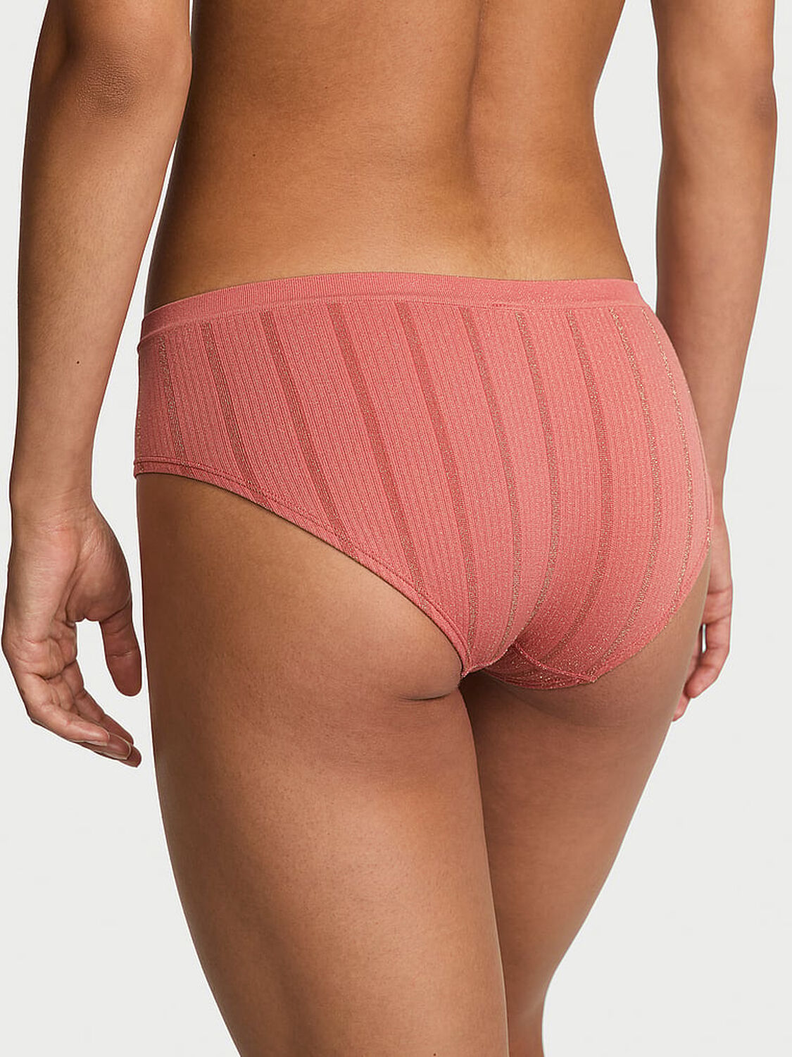 vs Seamless Seamless Hiphugger Panty Seductive Rose Lurex Stripe 3 of 3 