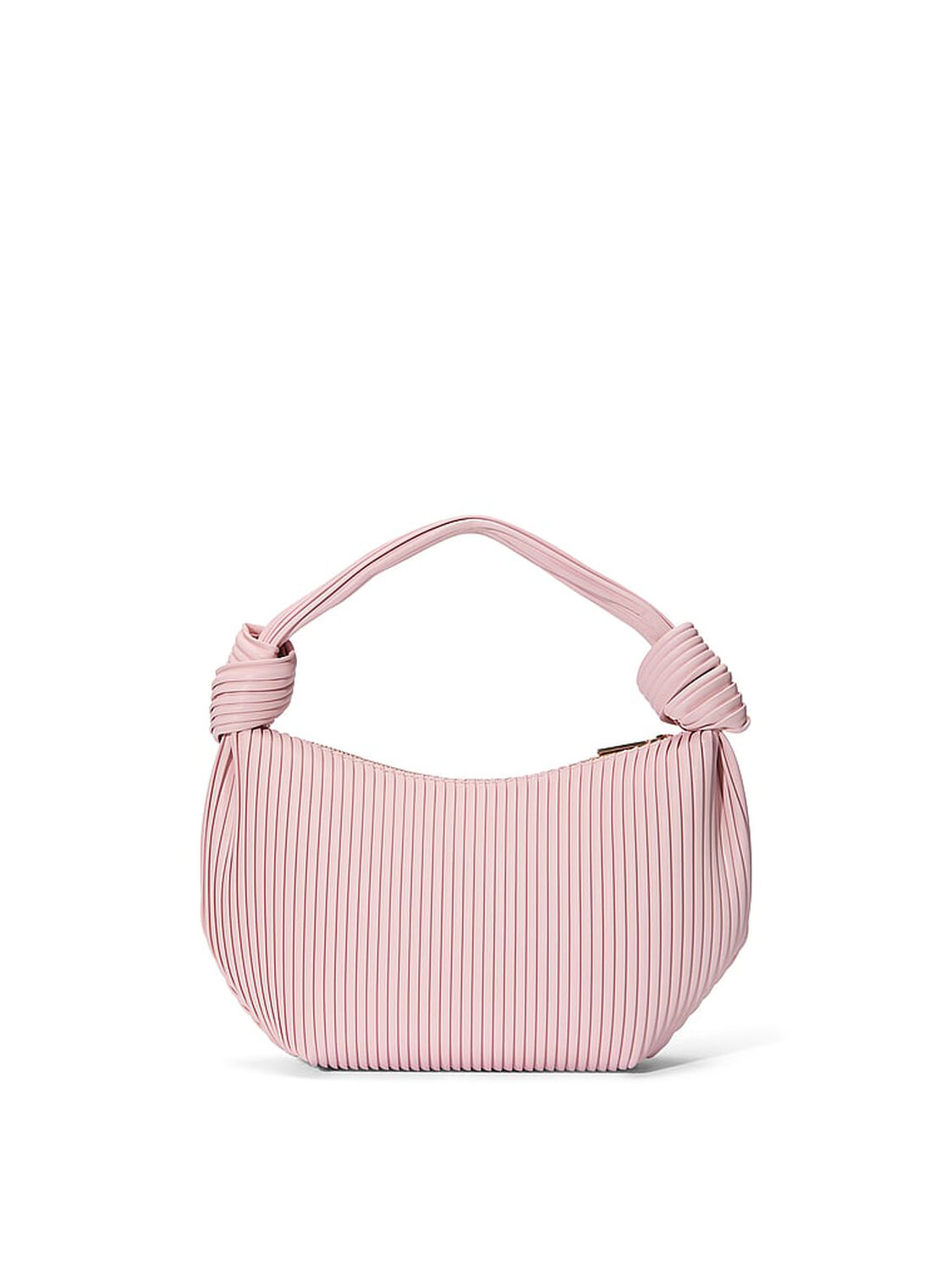 vs Victoria's Secret Knotted Top Handle Bag Chalk Rose 2 of 4 