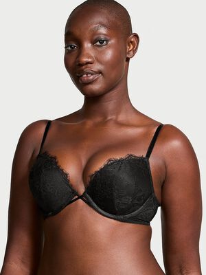 Bombshell Rose Lace Add-2-Cups Push-Up Bra