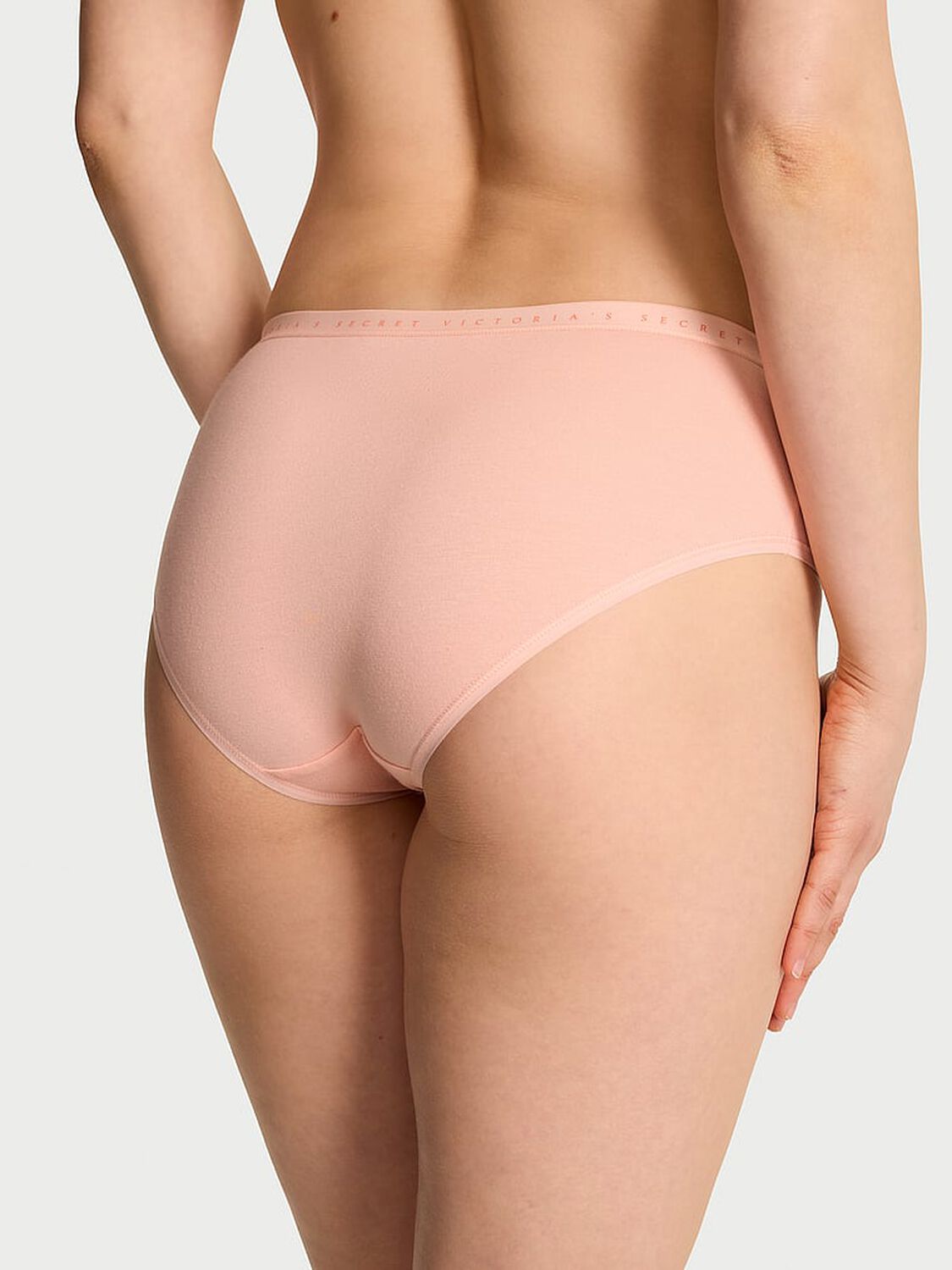 vs Victoria's Secret Stretch Cotton Hiphugger Panty Pink Gin 2 of 3 