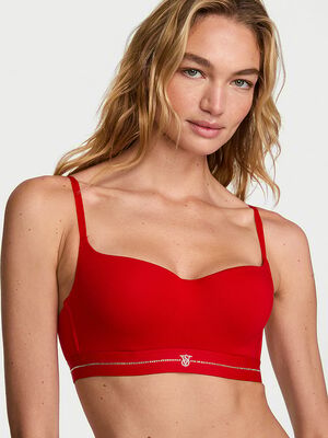 Signature Shine Cotton Lightly Lined Balconette Bra