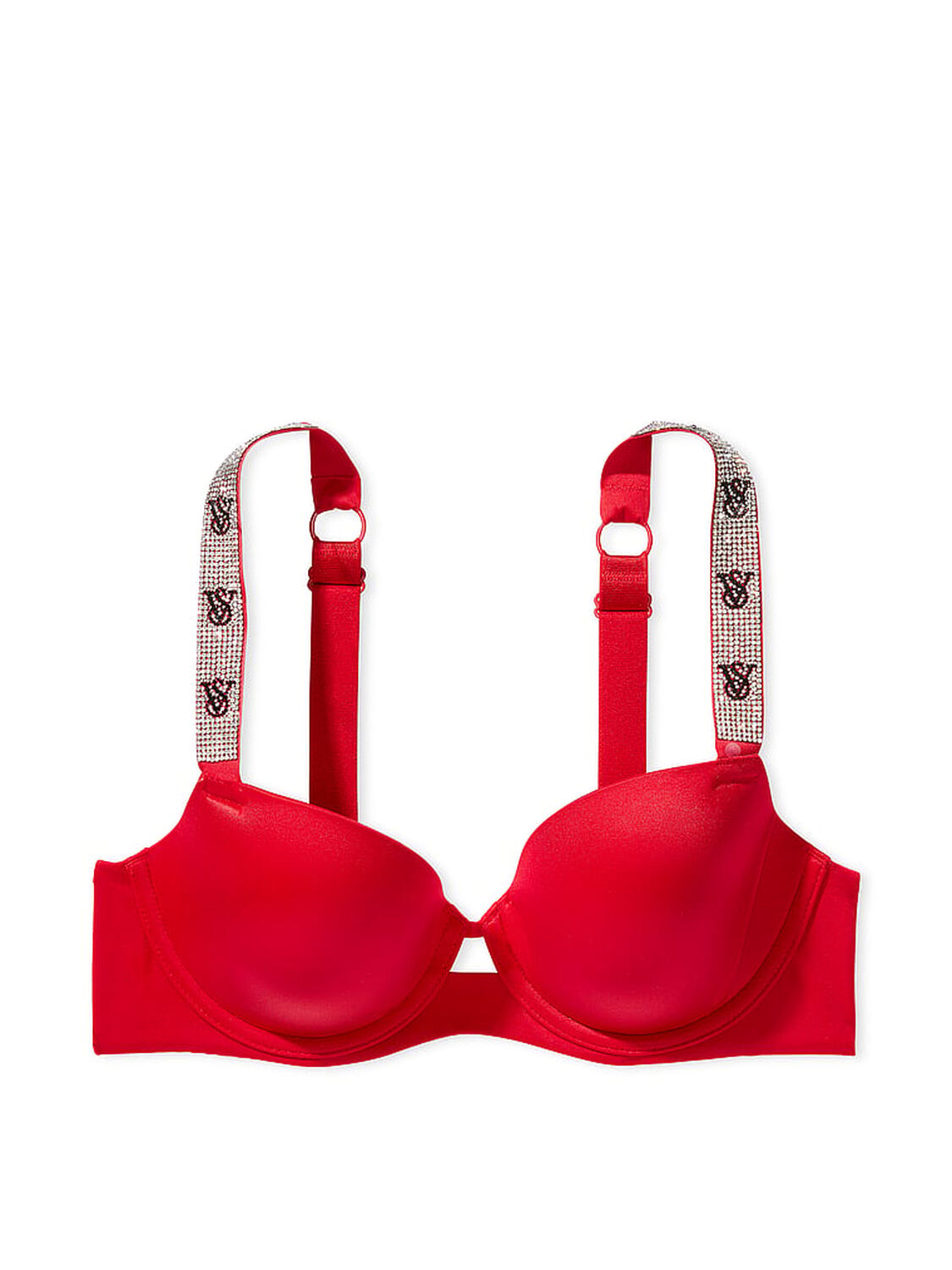 vs Very Sexy Shine Strap Lightly Lined Demi Bra Lipstick 3 of 4 