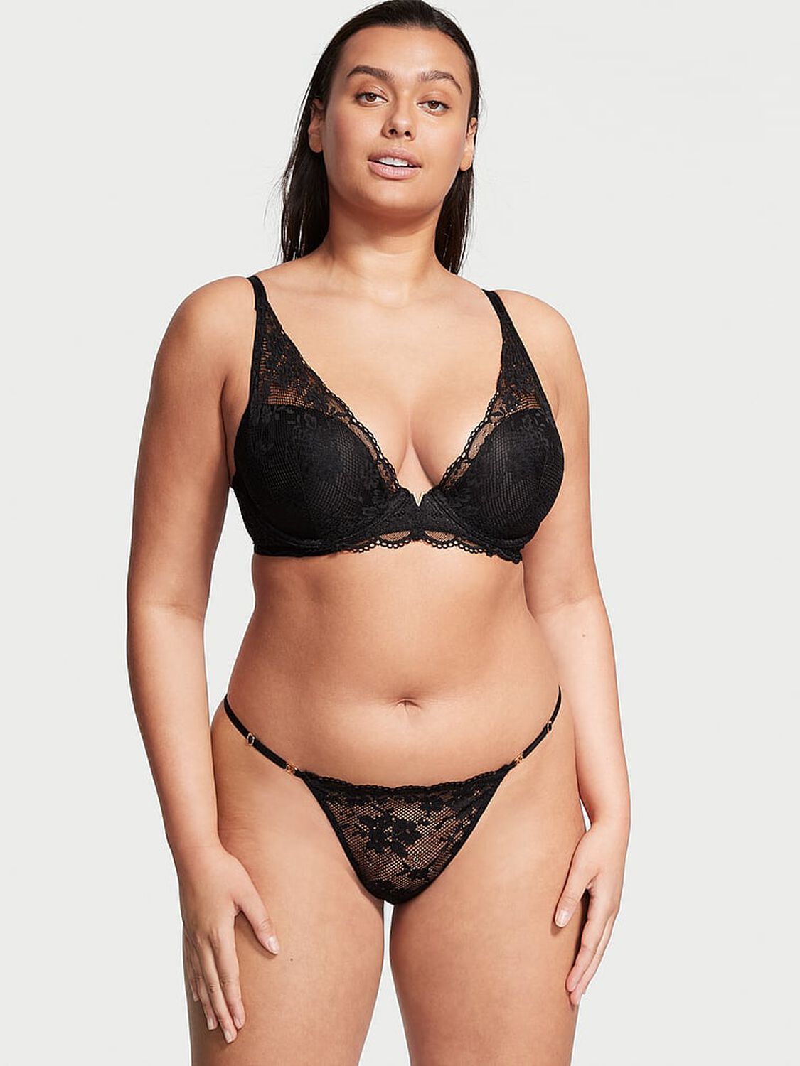 vs Love Cloud Adjustable String Thong Panty 1 of 4 
