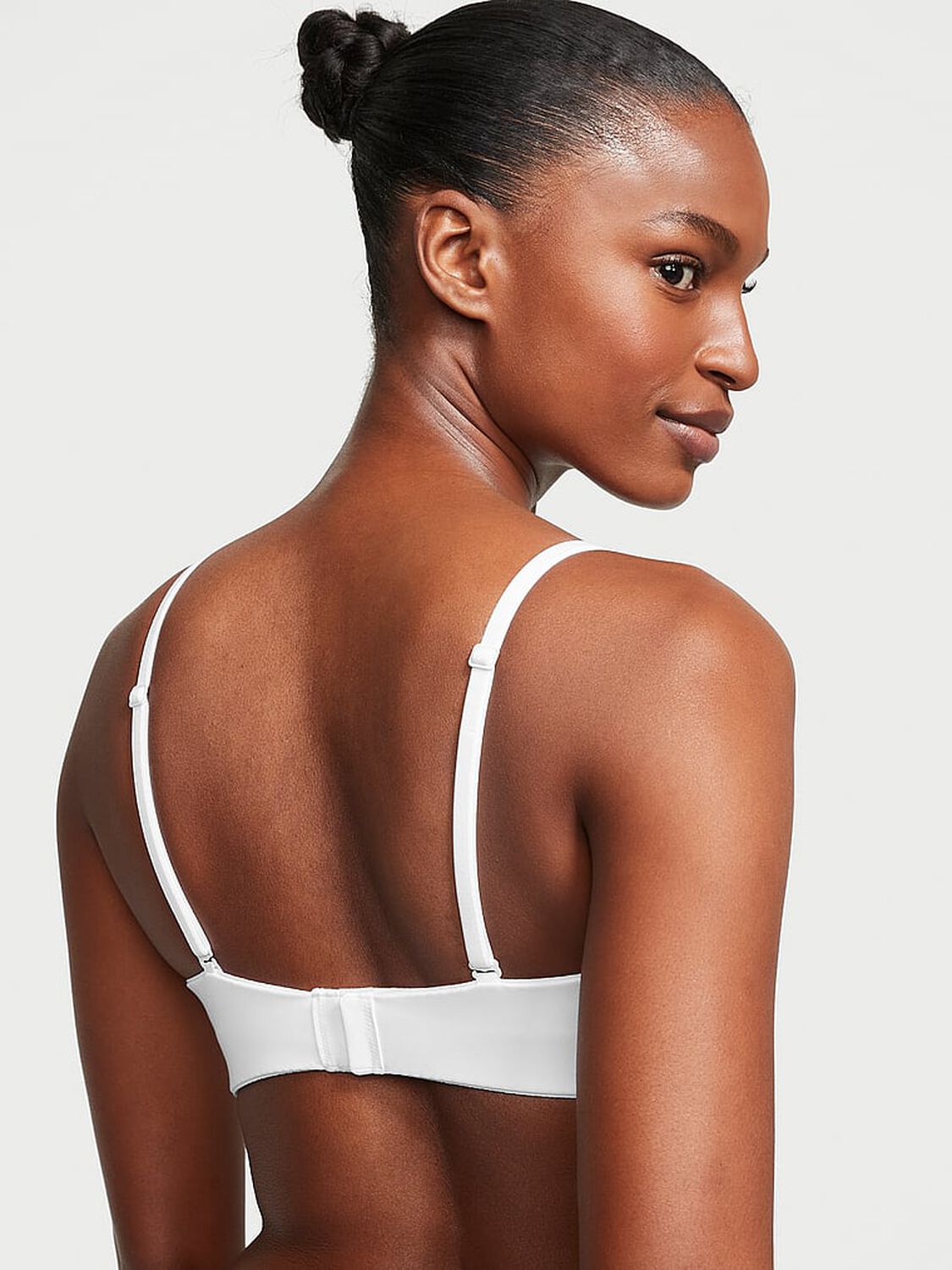 vs Body By Victoria Lightly Lined Smooth Strapless Bra White 2 of 3 