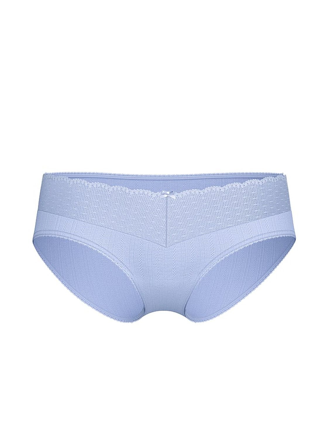 vs Victoria's Secret Stretch Pointelle Hiphugger Panty Light Lavender 3 of 3 
