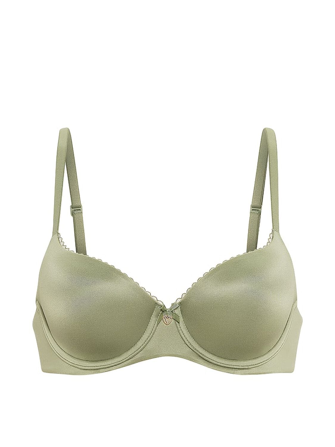 vs Body By Victoria Lightly Lined Smooth Demi Bra Fall Sage 3 of 3 