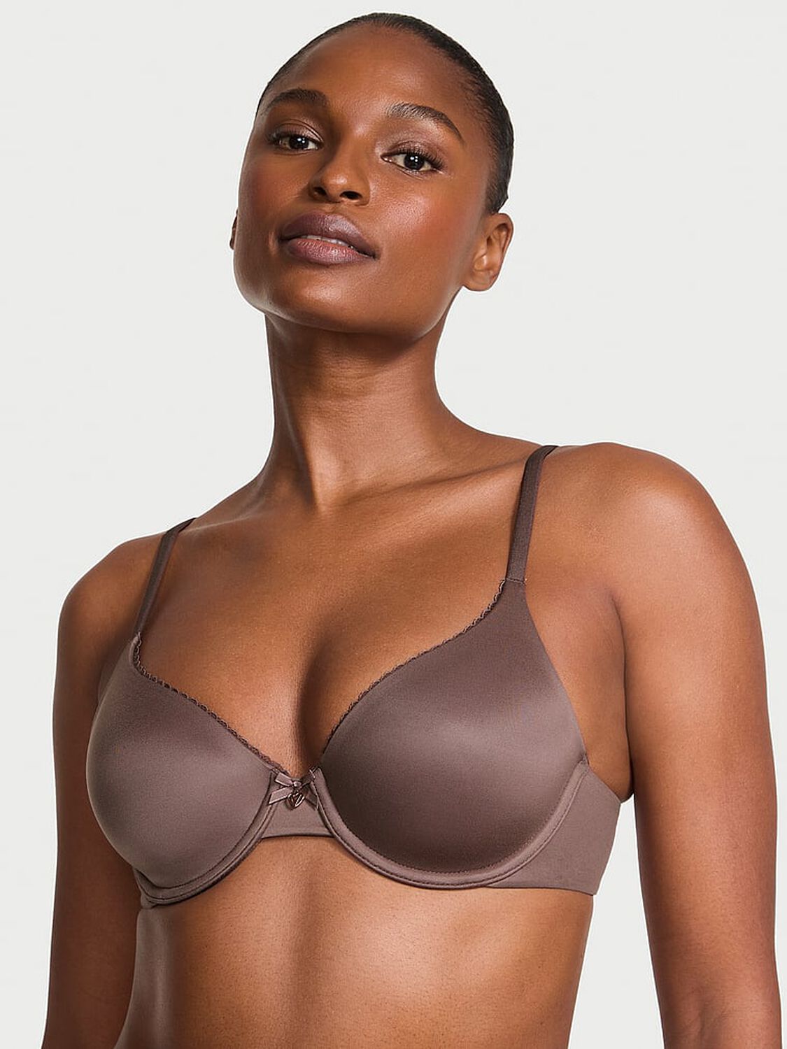 vs Body By Victoria Lightly Lined Full-Coverage Bra Cloudy Grey 1 of 4 