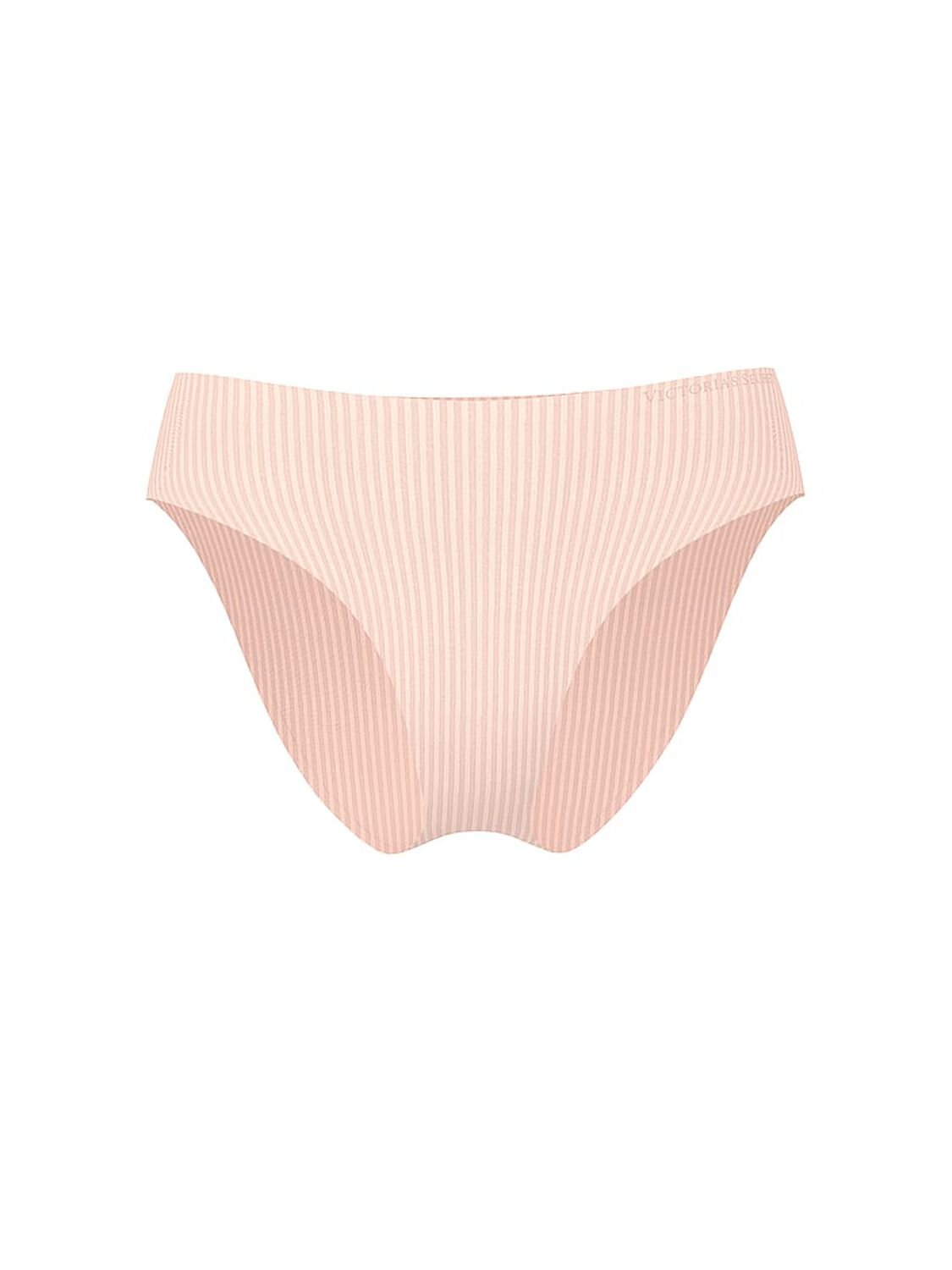 vs Body By Victoria Body by Victoria Flex Shadow Stripe Mid-Rise Bikini Panty Purest Pink 3 of 3 