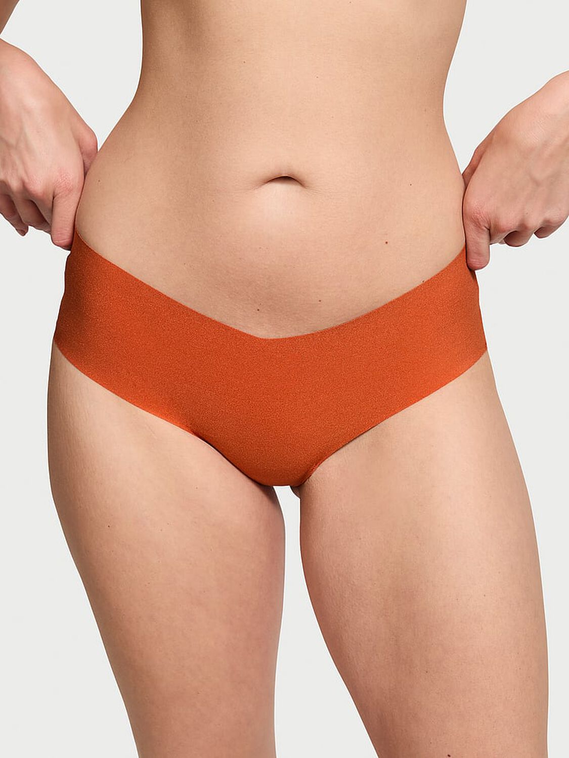 vs No-Show No-Show Lace-Trim Hiphugger Panty Gingerbread 1 of 3 