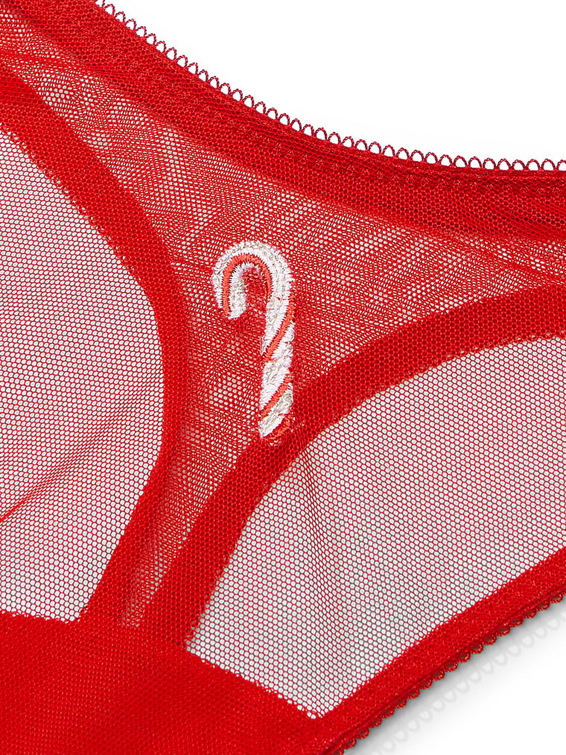 vs Very Sexy Flirty Mesh Thong Panty Lipstick 2 of 2 