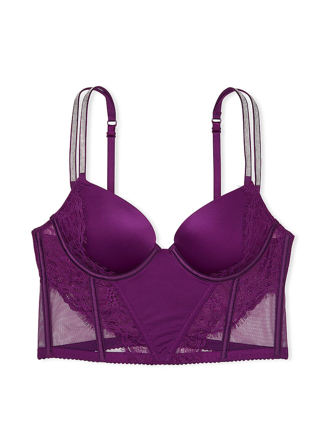 vs Very Sexy Double Shine Strap Push-Up Corset Top 3 of 5 