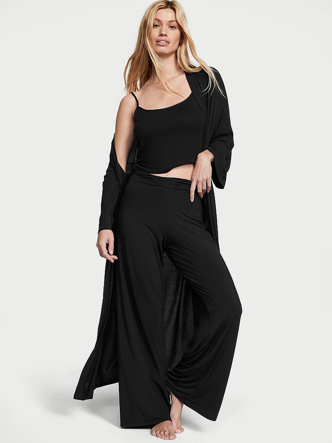 vs Victoria's Secret Modal 3-Piece Pajama Set 1 of 3 