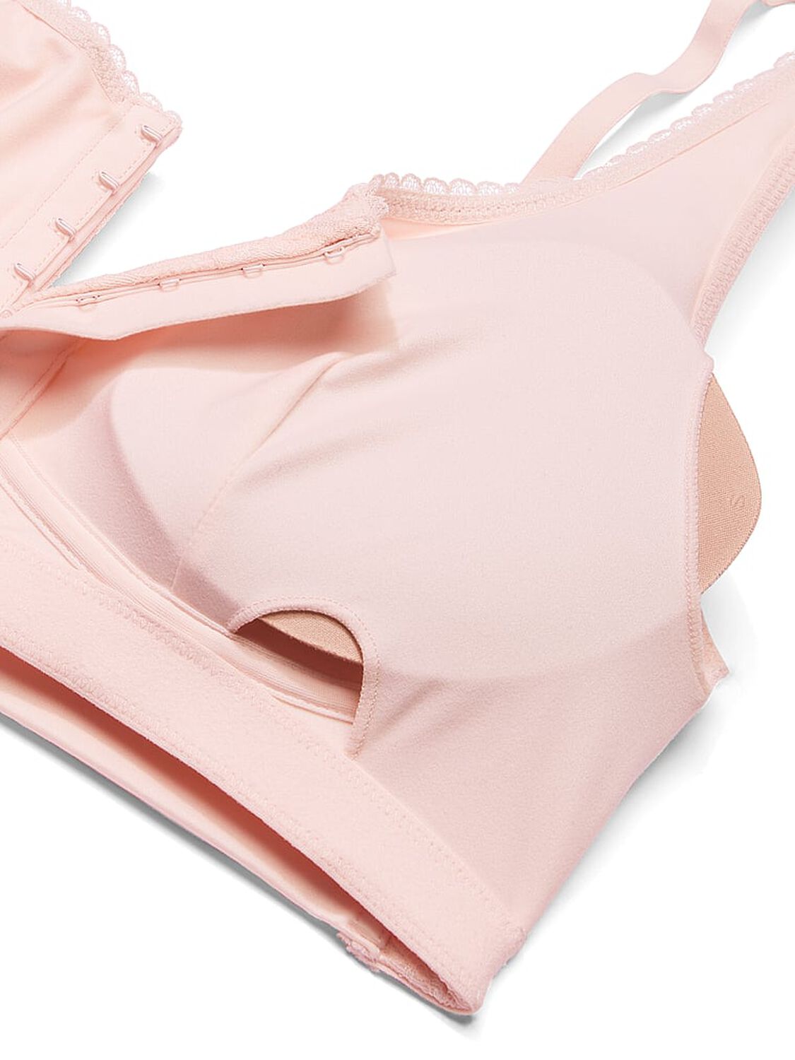 vs Body By Victoria Lace Mastectomy Bra Purest Pink 2 of 2 