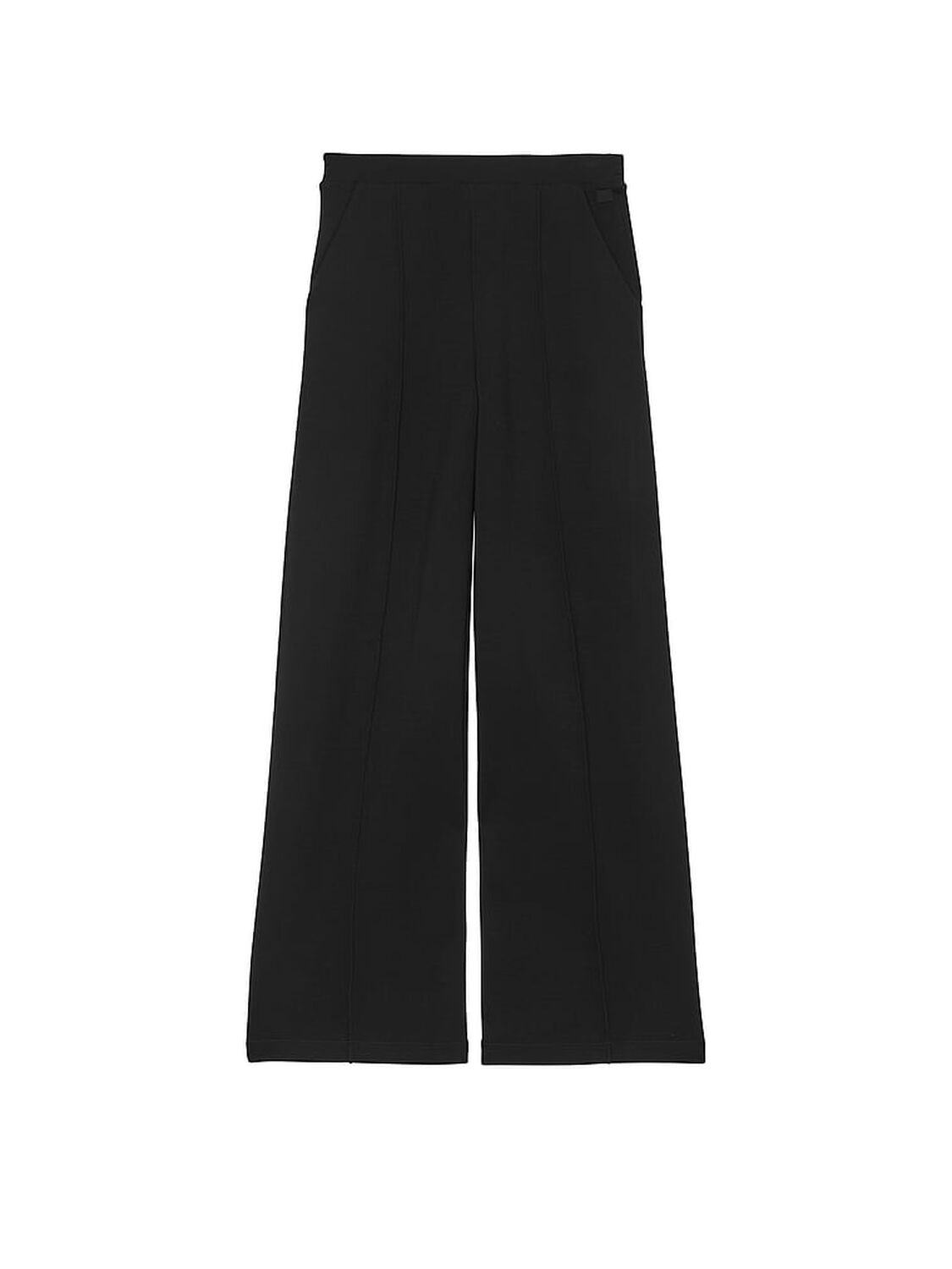 vs Vsx VSX Featherweight Knit Wide-Leg Pant Pure Black 1 of 2 