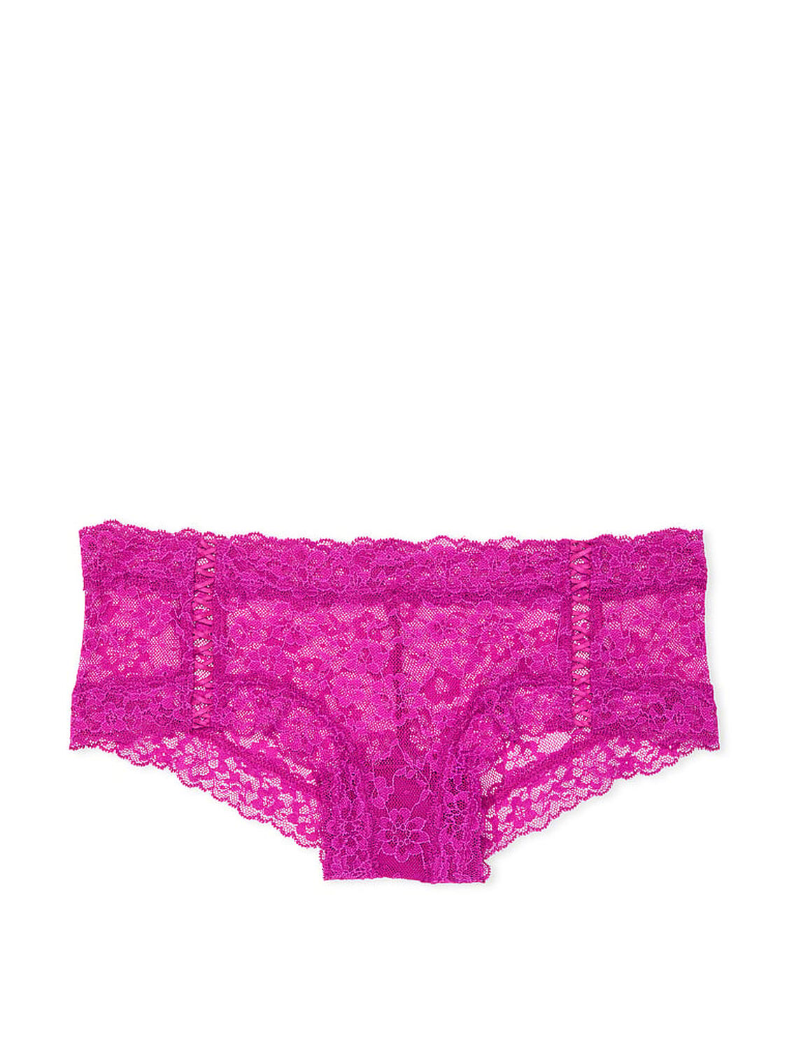 vs The Lacie Lace-Up Lace Cheeky Panty Outrageous Pink 3 of 4 