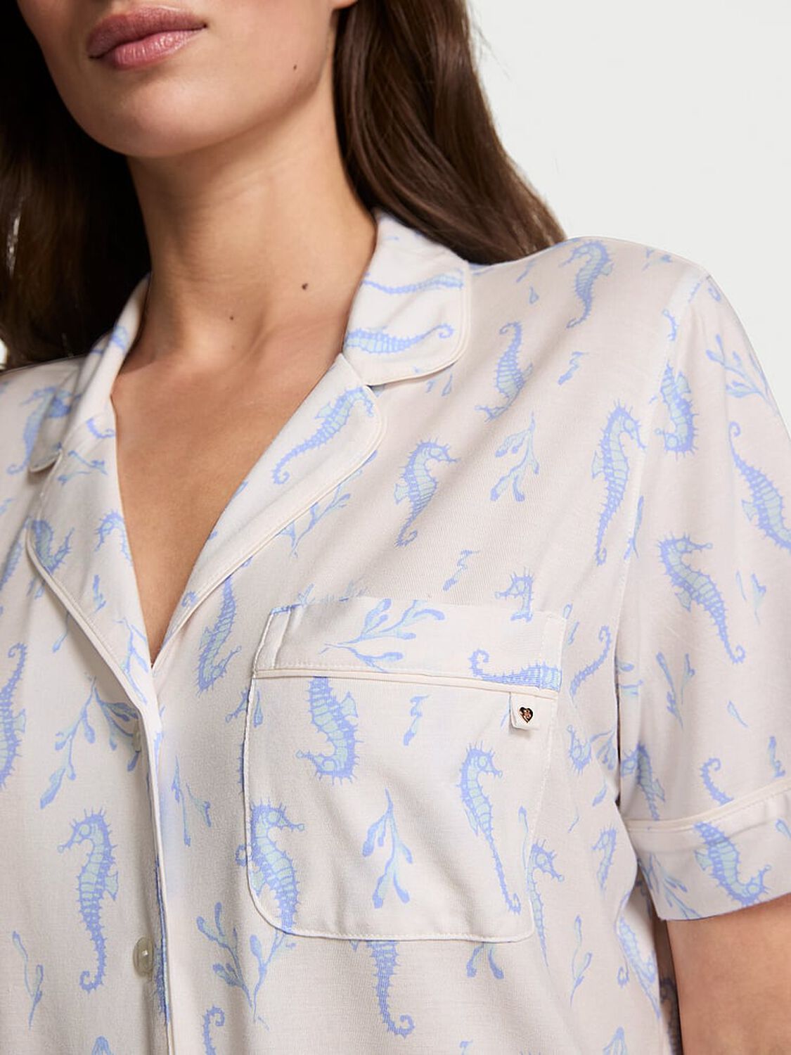 vs Victoria's Secret Modal Soft Short Pajama Set Print 3 of 4 