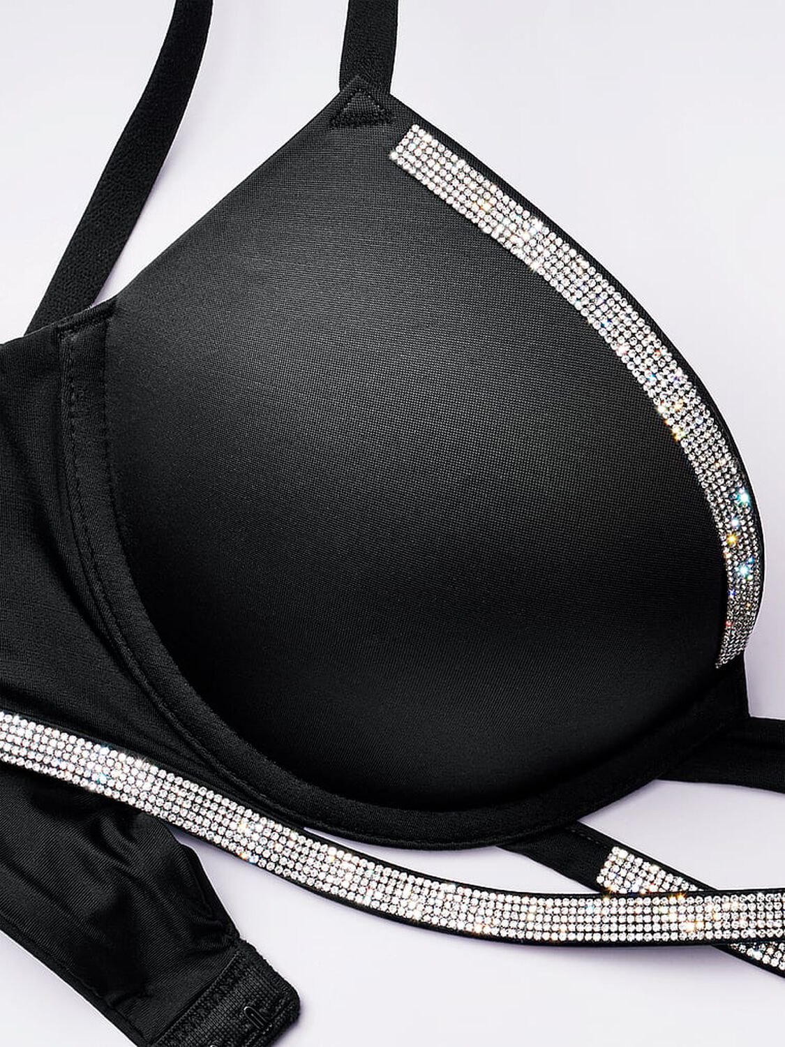 vs Very Sexy Shine Cradle Push-Up Bra Black 5 of 5 