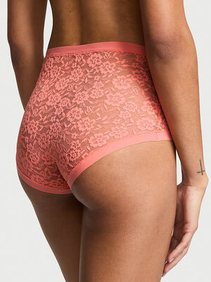 No-Show Lace High-Waist Brief Panty