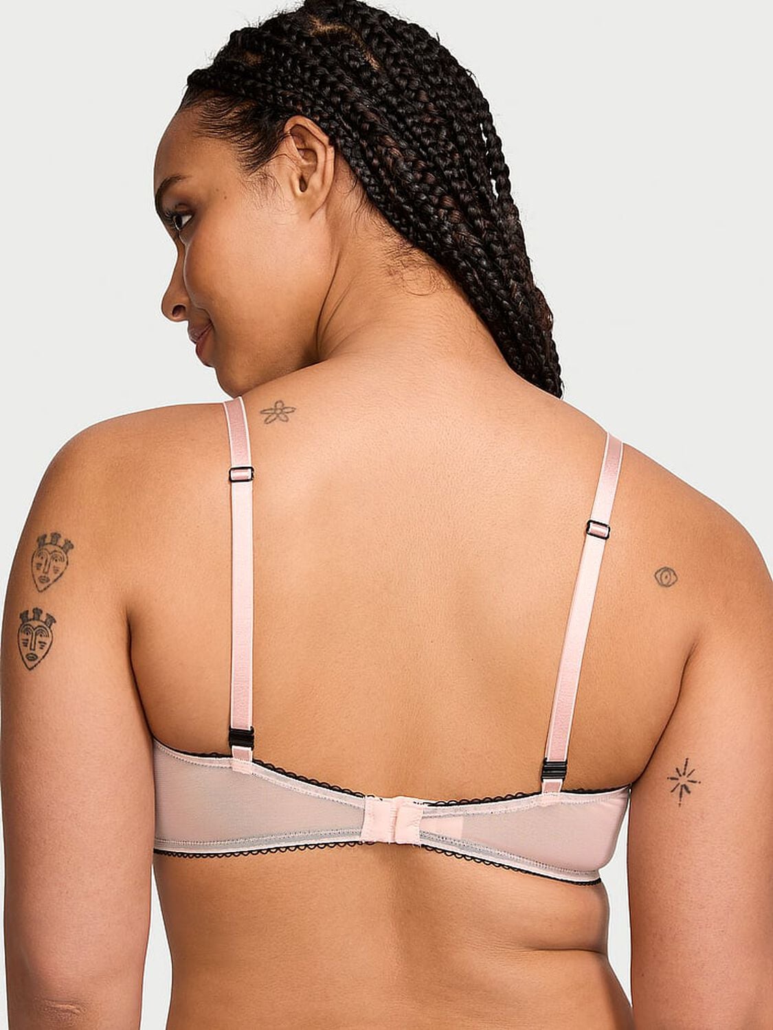 vs Victoria's Secret Tease Unlined Demi Bra Purest Pink 2 of 4 