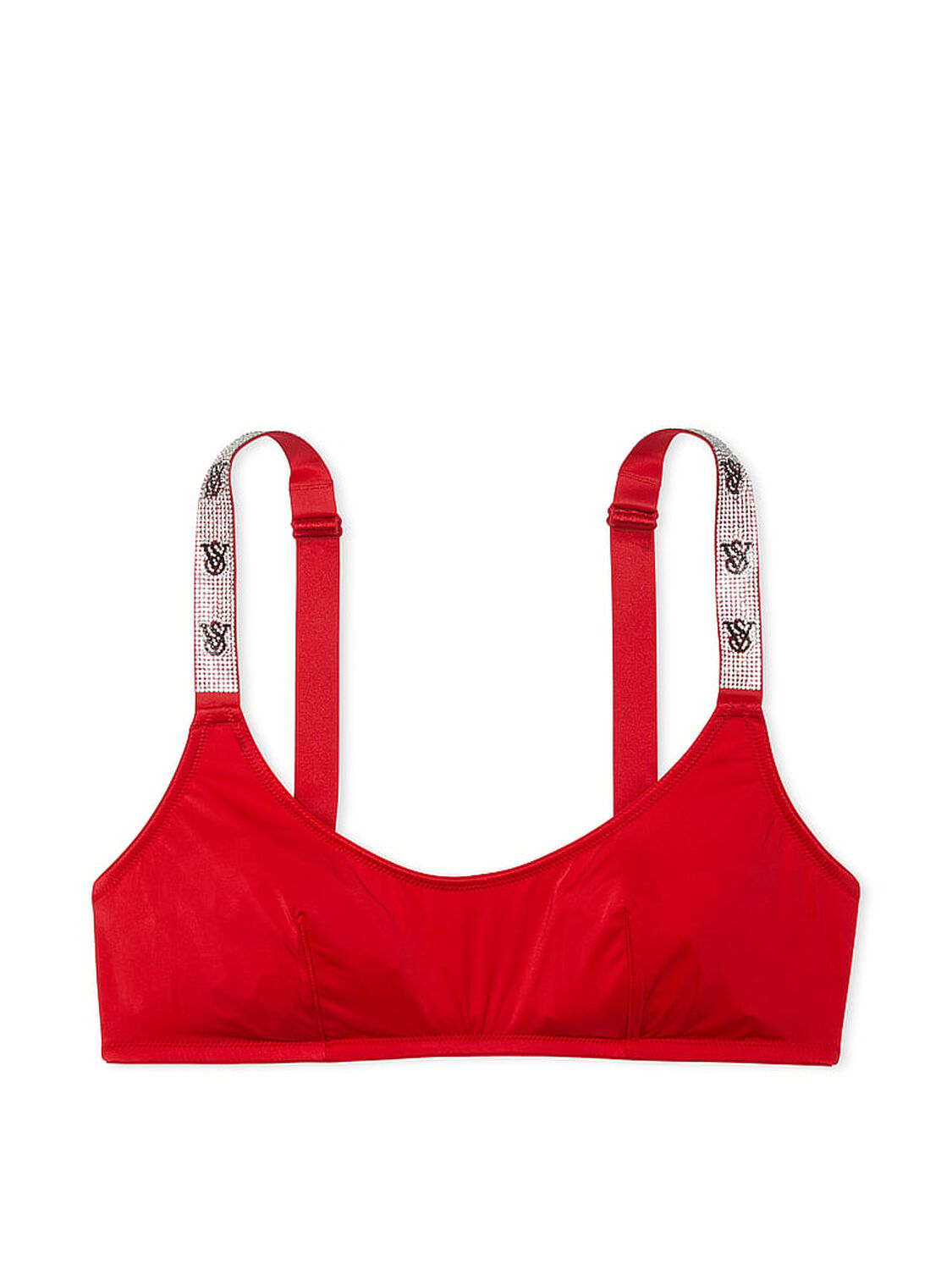 vs Very Sexy Shine Strap Scoop Bralette Lipstick 3 of 4 