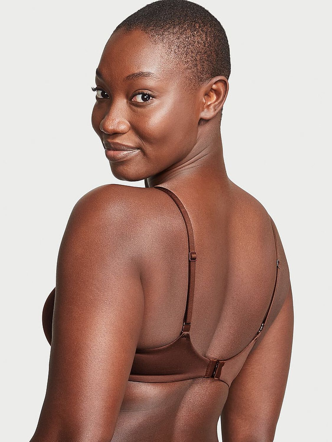 vs Body By Victoria Lightly Lined Smooth Full-Coverage Bra Ganache 2 of 4 