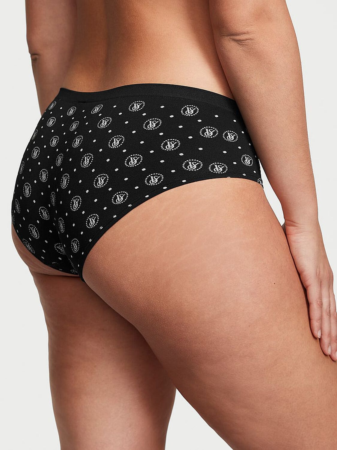 vs Seamless Seamless Hiphugger Panty Black Logo Dots 2 of 3 