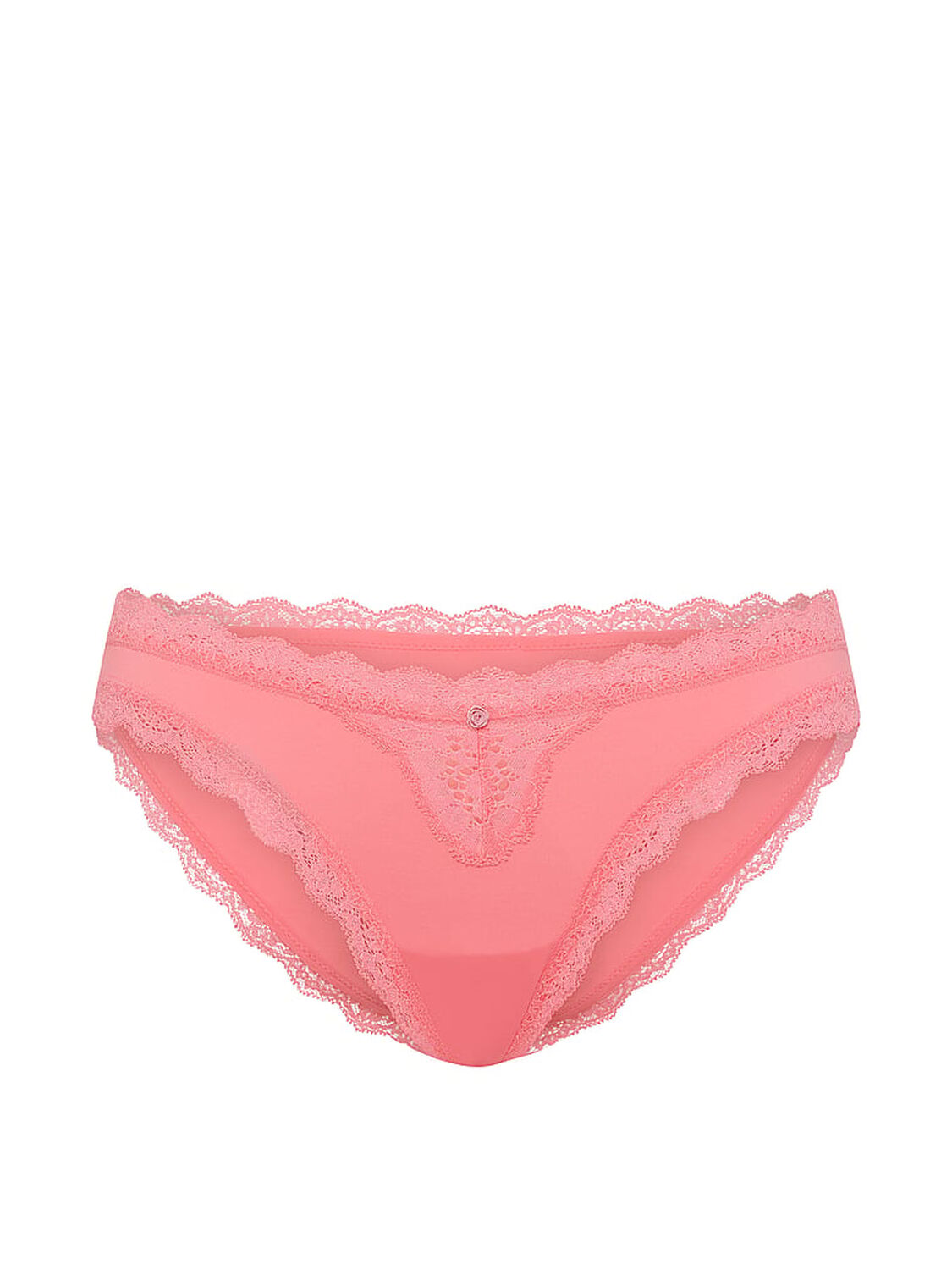 vs Dream Angels Lace-Trim Bikini Panty Wild Salmon 3 of 3 