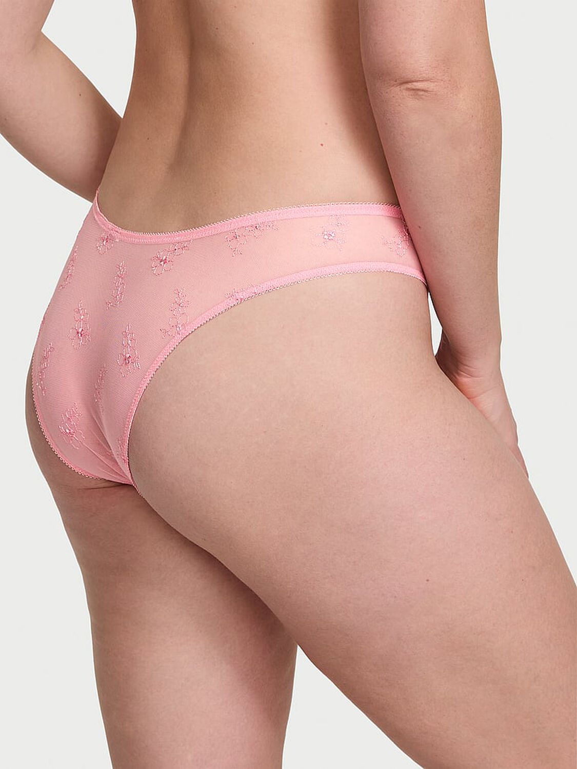 vs Dream Angels Pretty Petals Brazilian Panty Pink Hope 2 of 4 