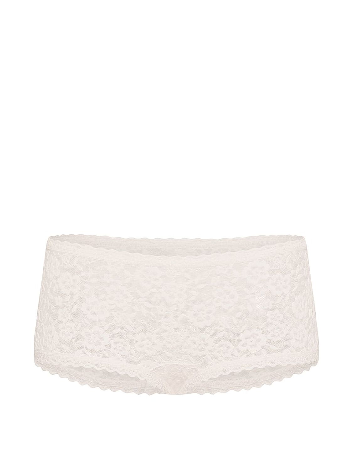 vs The Lacie Lace Low-Rise Boyshort Coconut White 3 of 3 