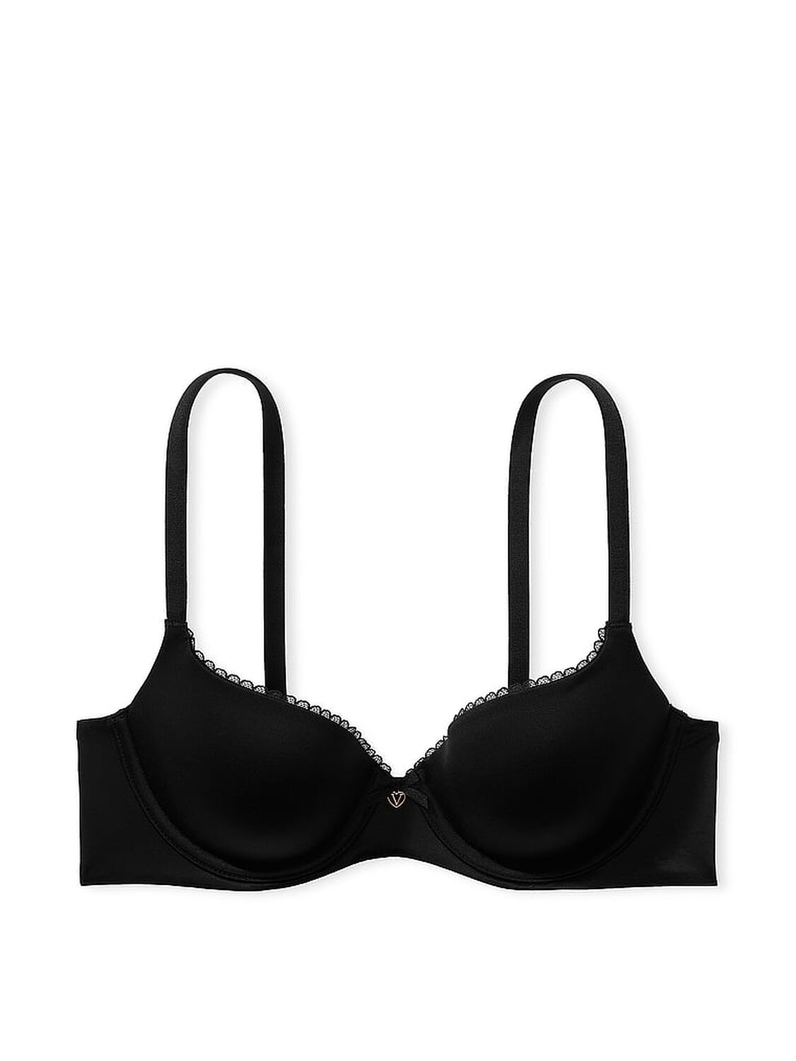 vs Body By Victoria Lightly Lined Smooth Demi Bra Black 3 of 3 