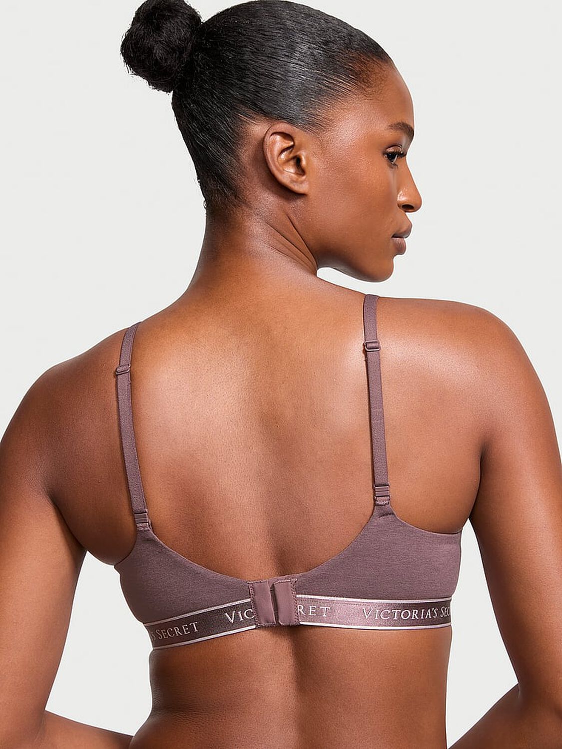 vs The T-Shirt Cotton Lightly Lined Wireless Bra 2 of 4 