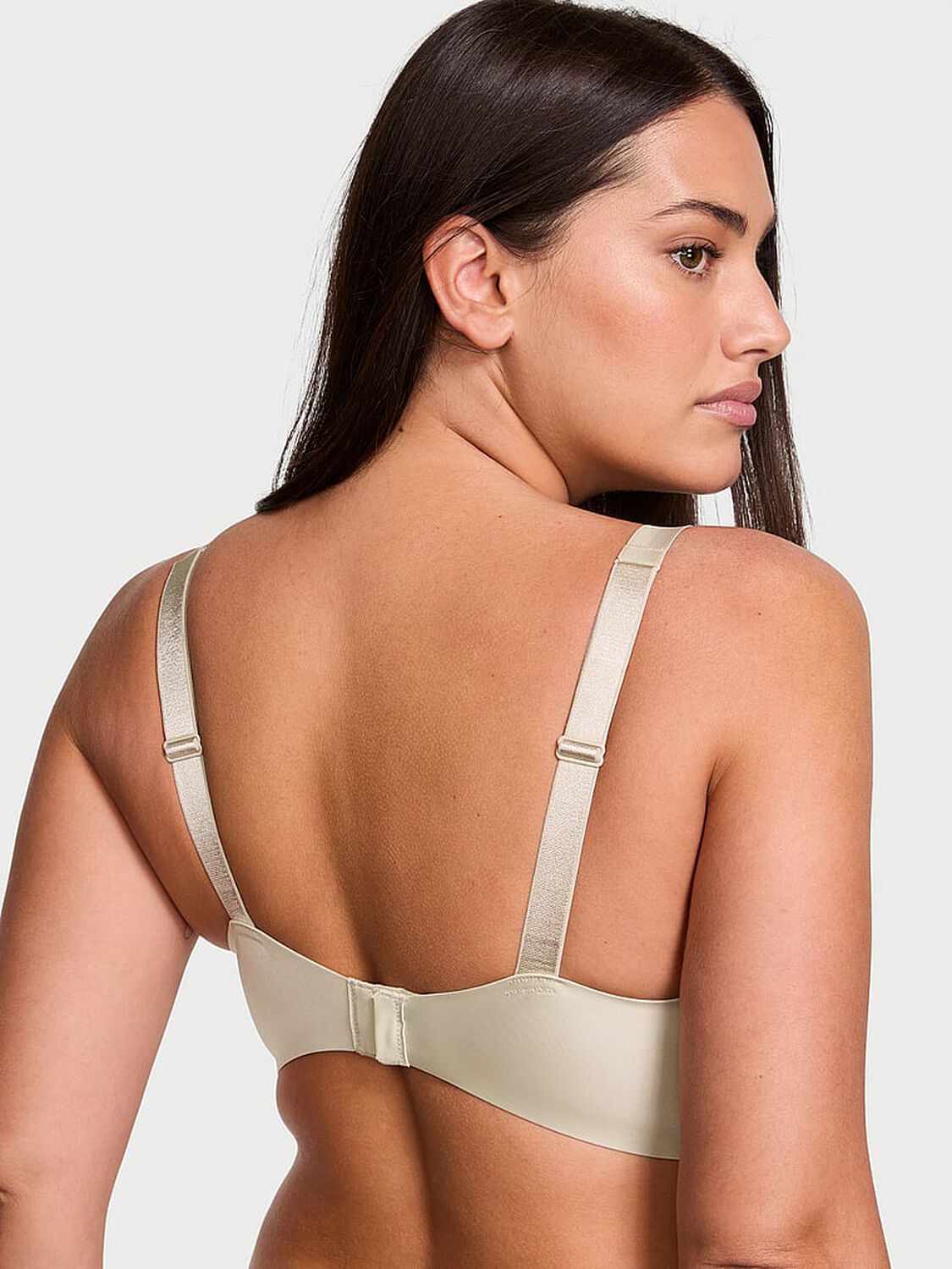 vs Very Sexy Bombshell Add-2-Cups Scattered Shine Strap Push-Up Bra Classic Sandstone 2 of 4 