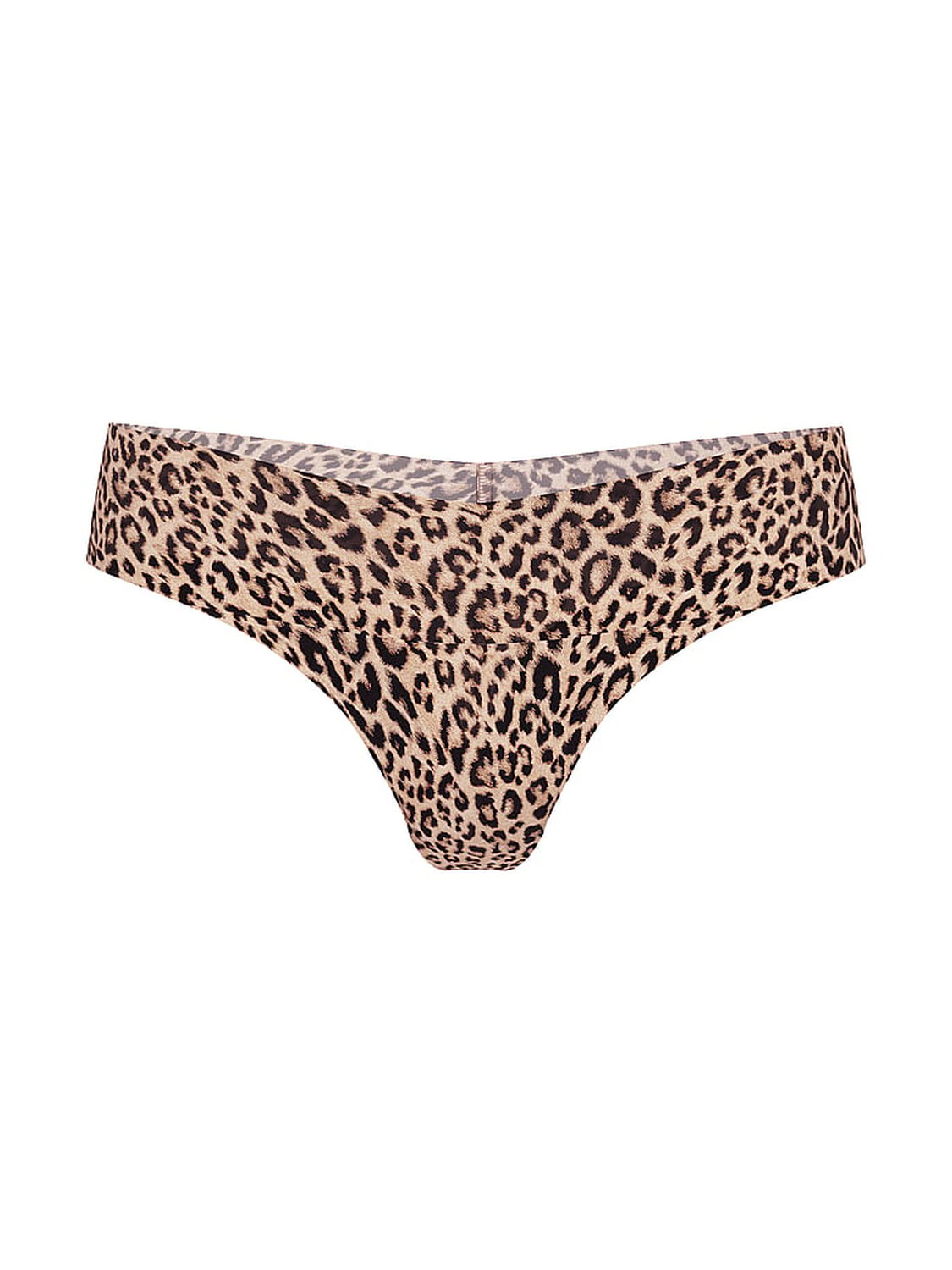 vs No-Show No-Show Thong Panty Natural Leopard 3 of 3 