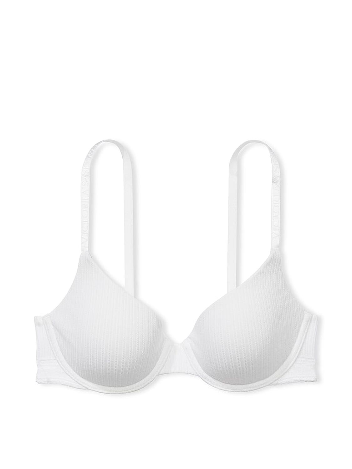 vs The T-Shirt Lightly Lined Pointelle Demi Bra 3 of 3 
