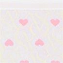 Logo Cotton Hiphugger Panty, White & Pink Hearts, swatch