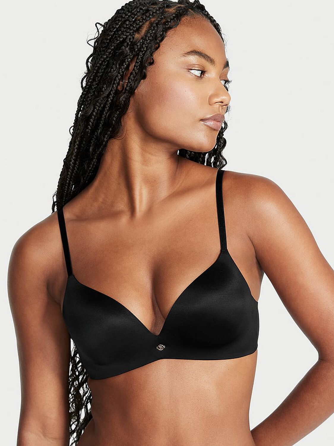 vs Very Sexy So Obsessed Smooth Wireless Push-Up Bra Black 1 of 4 