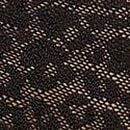 No-Show Leopard Lace Modern Brief Panty, Black, swatch