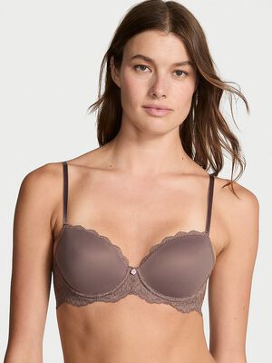 Smooth & Lace Lightly Lined Classic Coverage Demi Bra