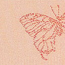 Seamless Thong Panty, Pale Apricot Garden Butterfly, swatch